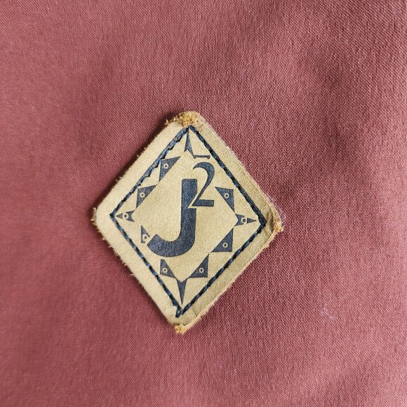 Mens Vintage J2 Red Vest Jacket Full Zip Sleeveless Polyester Mock Neck Size L - Picture 5 of 13